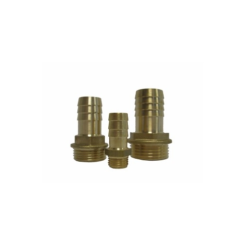 Messing slangtule met buitendraad 1" (bui.dr) x 25 mm Messing slangtule met buitendraad 1" (bui.dr) x 25 mm