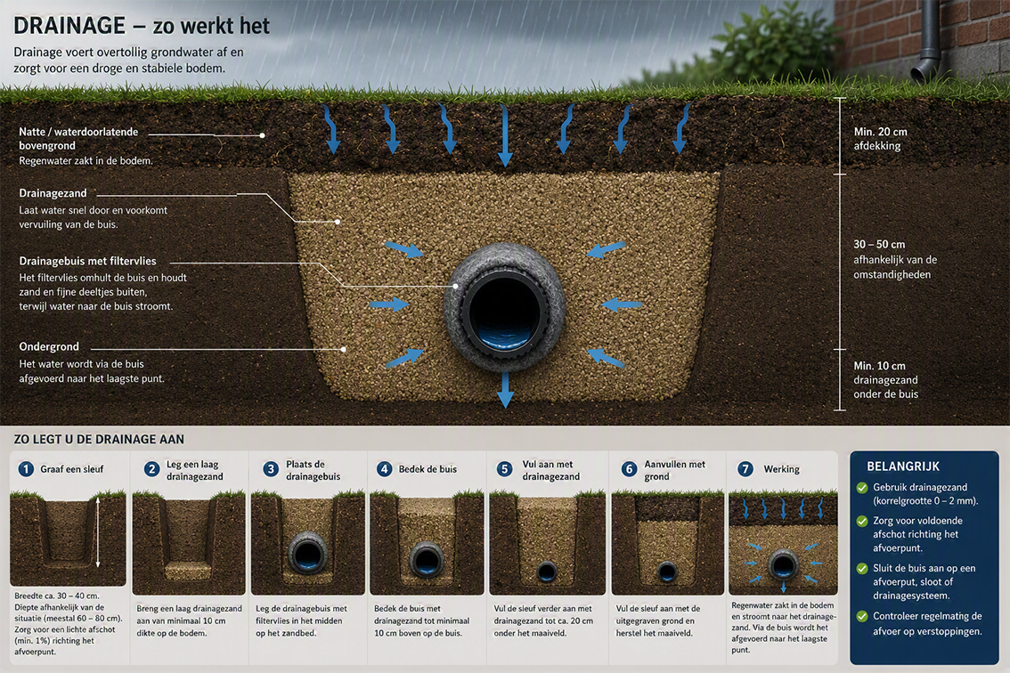 camping-drainage-aanleggen