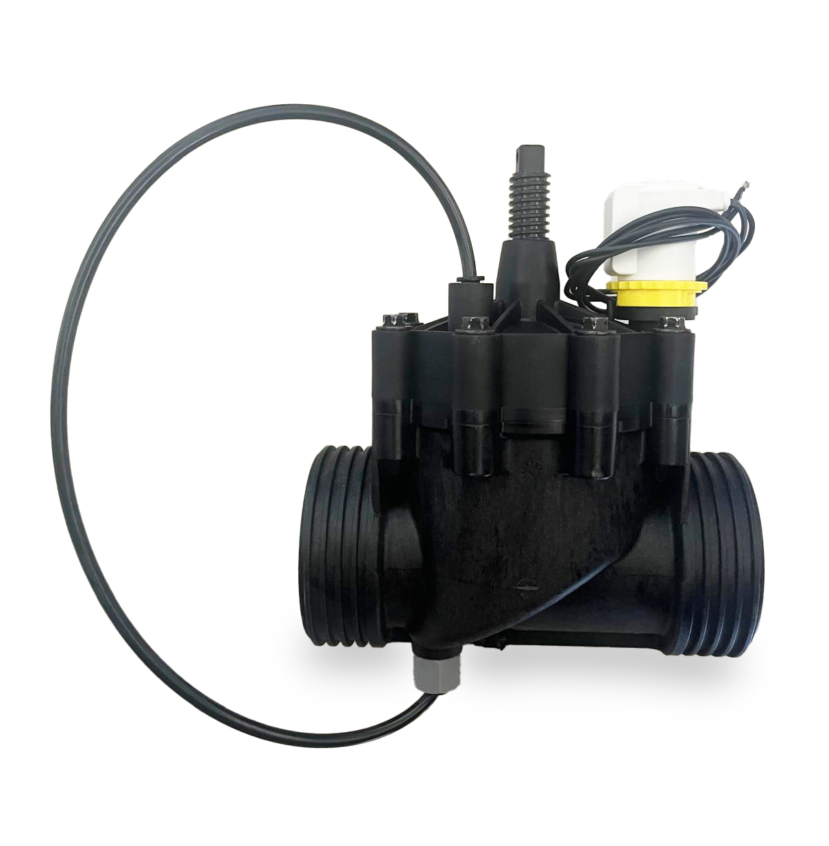 RPE vuilwater afsluiter met flowcontrol 2" - 24V